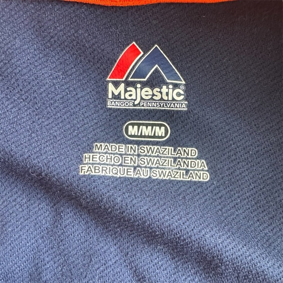 Chicago Bears Majestic NFL 1/4 Zip Lightweight Pullover Size: M - Picture 5 of 6